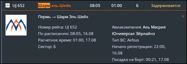 Туристы 17 часов ждут вылета в Шарм-эль-Шейх авиакомпании AlMasria